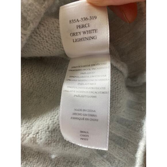 Rails Anthropologie Perci lightning sweater women's S light blue wool cashmere - Picture 4 of 4